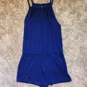blue romper